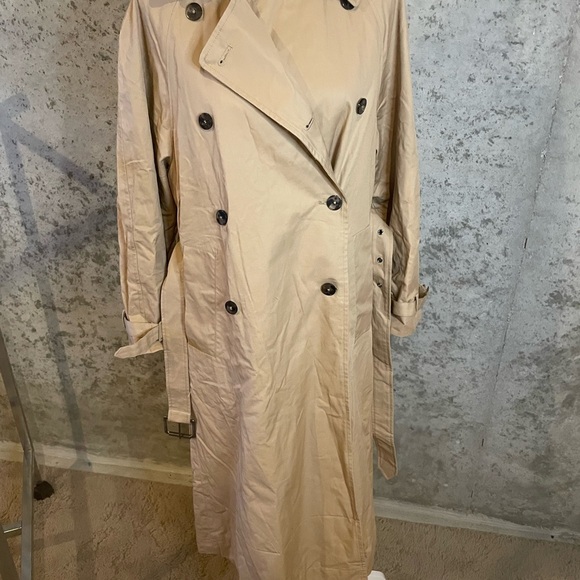 Calvin Klein Women’s Classic Beige Trench Coat‎ new without tags - Picture 4 of 4